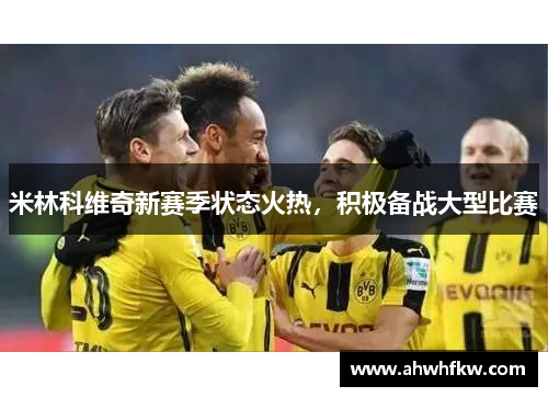 米林科维奇新赛季状态火热，积极备战大型比赛